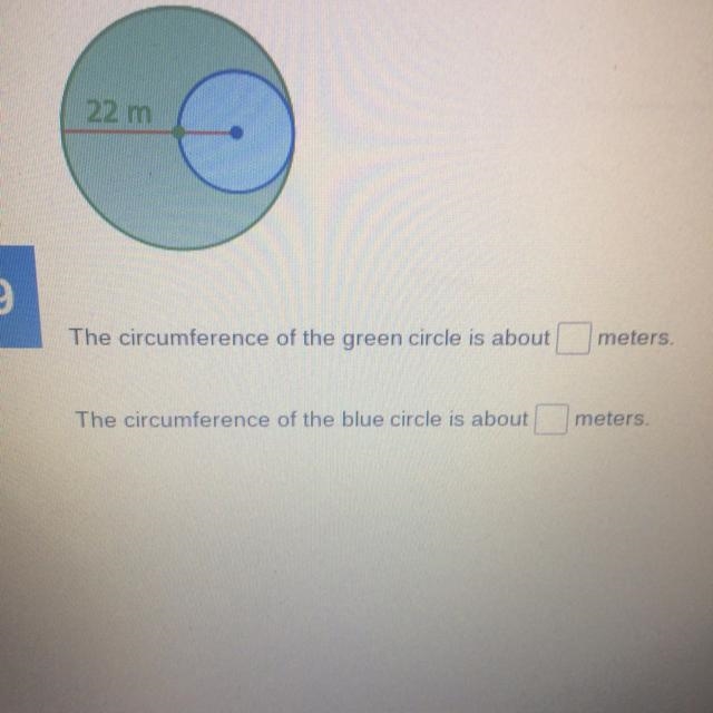 Find The circumference of both circles to the nearest hundredth.-example-1