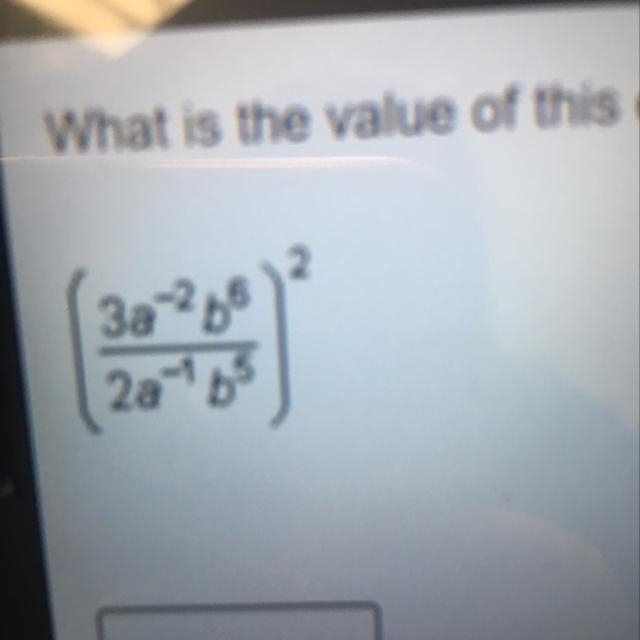 What is the value of this expression when a=3 and b=-1?-example-1