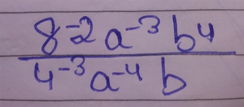 Exponents and power - simplify and express result with positive index​-example-1