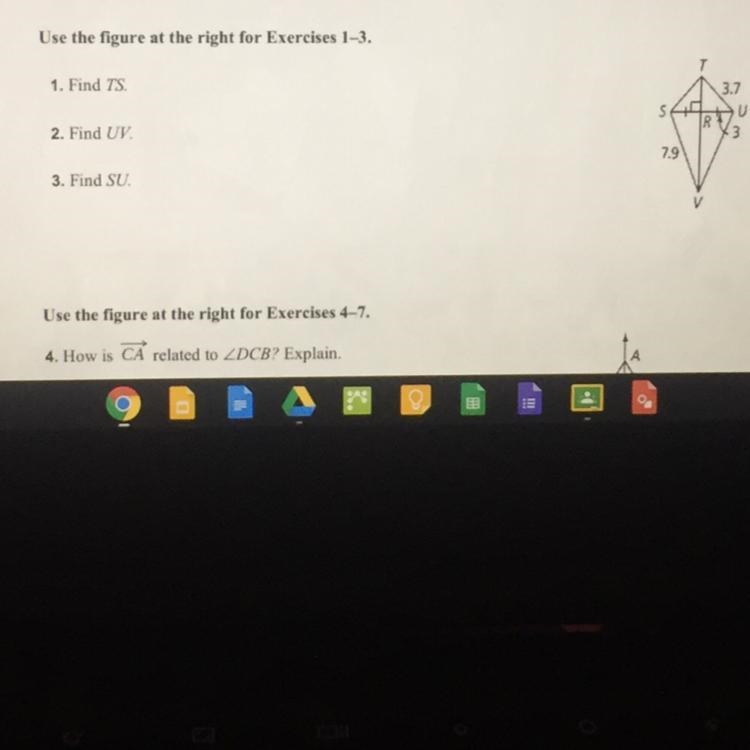 Use the figure at the right for Exercises 1-3. - Can anyone help me pleaseee?-example-1