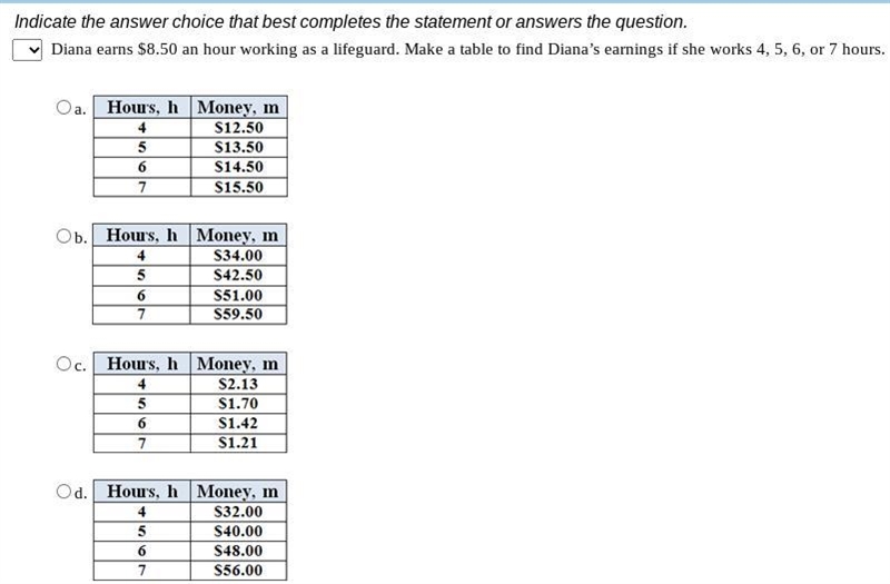 PLEASE HELP FAST! MULTIPLE CHOICE! I HAVE 3 MINUTES! PLEASE SHOW A LITTLE WORK I DONT-example-1