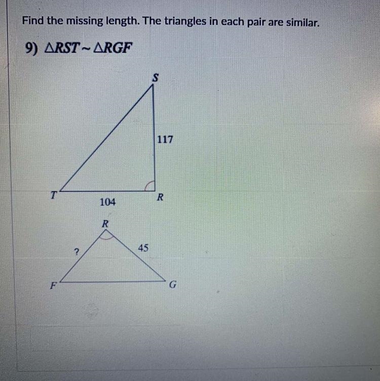 What is the missing length for this one???-example-1