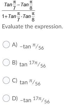 Evaluate the expression. 50 points!!-example-1