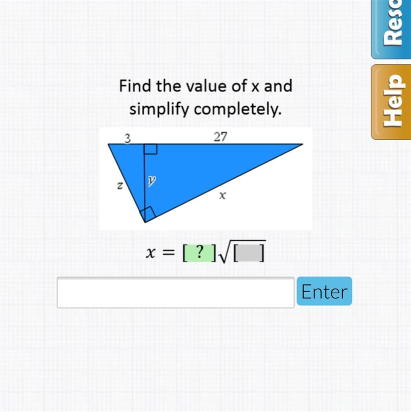 Find the value of x and simplify completely.-example-1