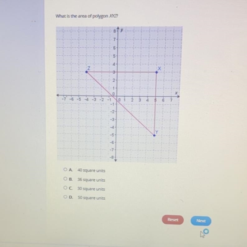 What is the area of polygon XYZ?-example-1