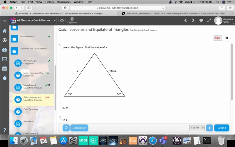 Look at the figure. Find the value of x.-example-1