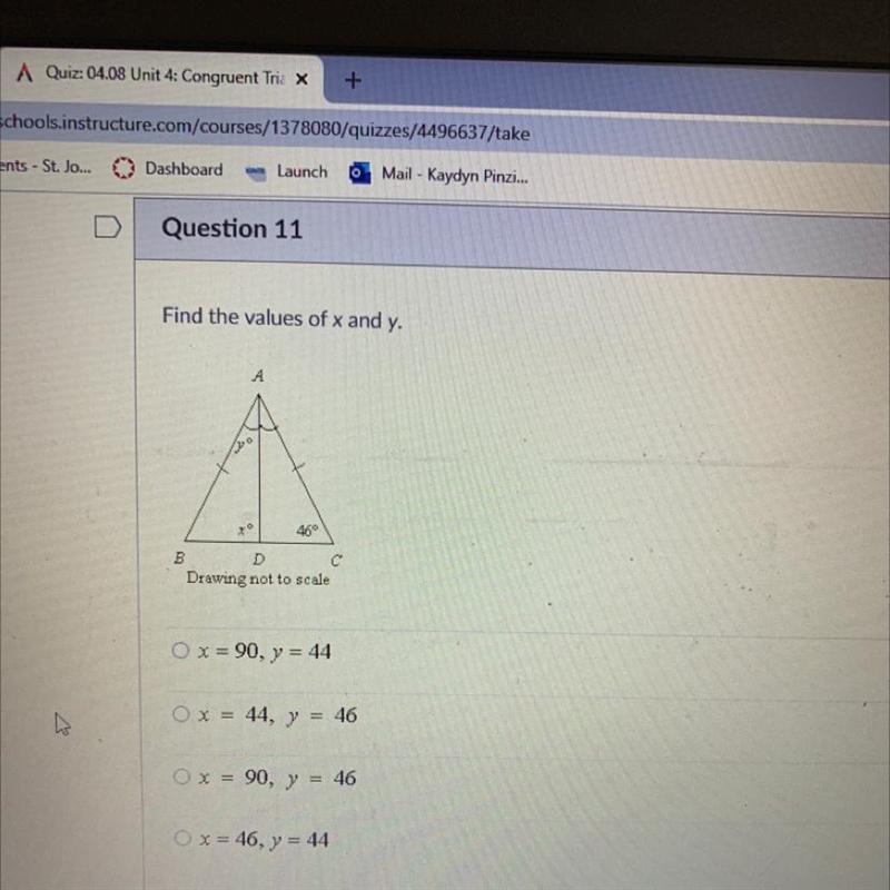 Find the values of x and y-example-1