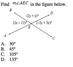 Find ∠AEC in the figure below.-example-1