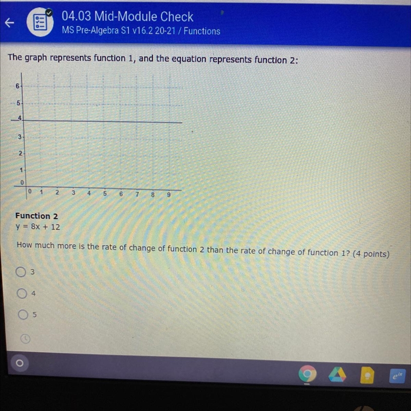 The graph represents function 1, and the equation represents function 2: 6 3 2 1 0 0 1 2 3 4 5 6 7 8 9 Function-example-1