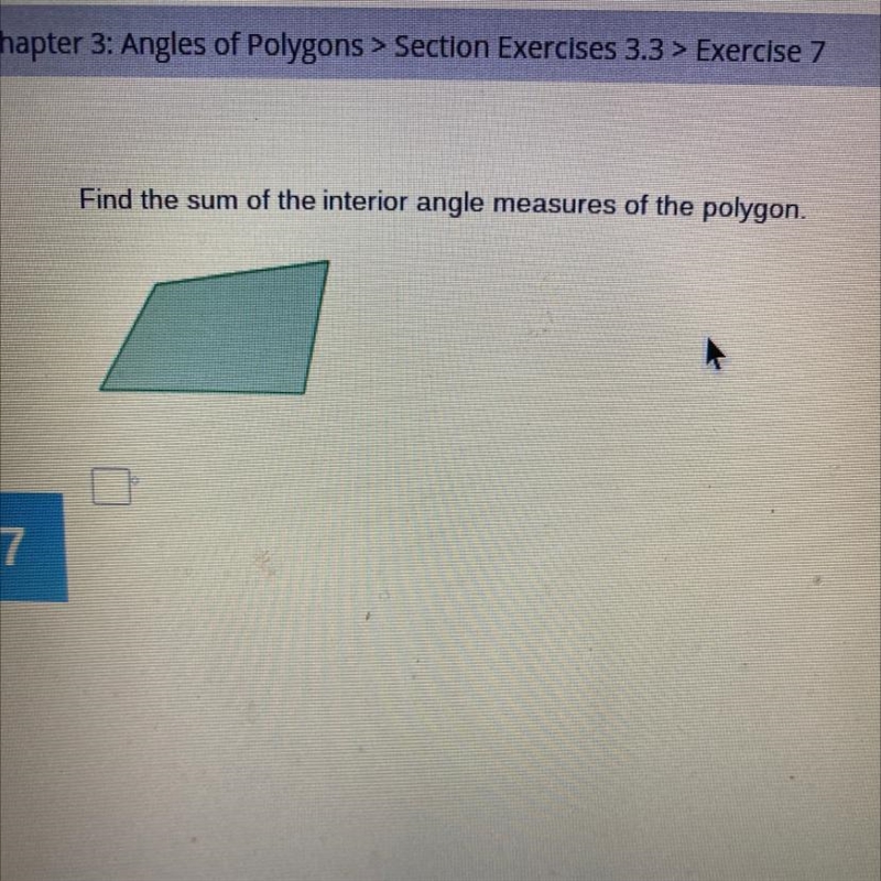 Find the sum of the interior angle measures of the polygon-example-1