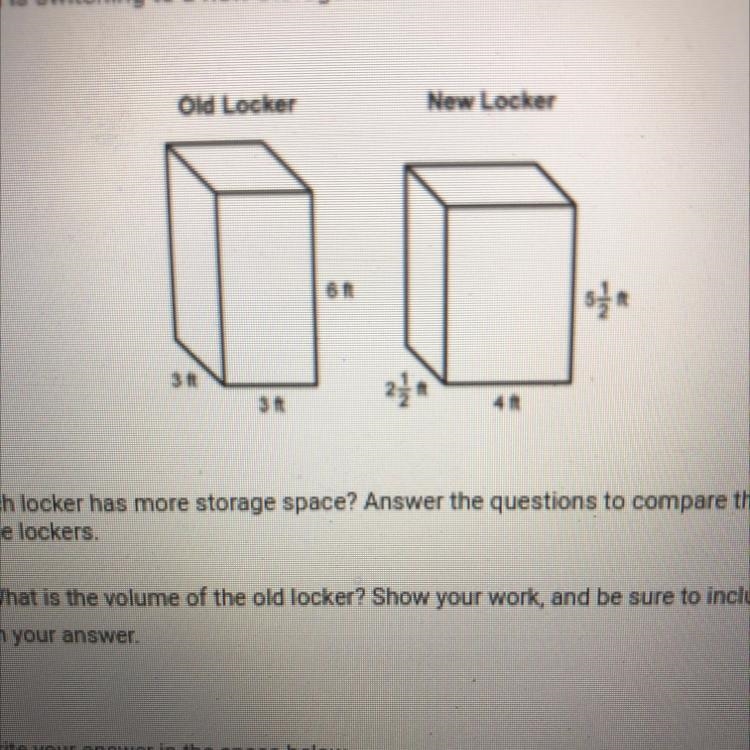 2. What is the volume of the new locker? Show your work, and include units with your-example-1