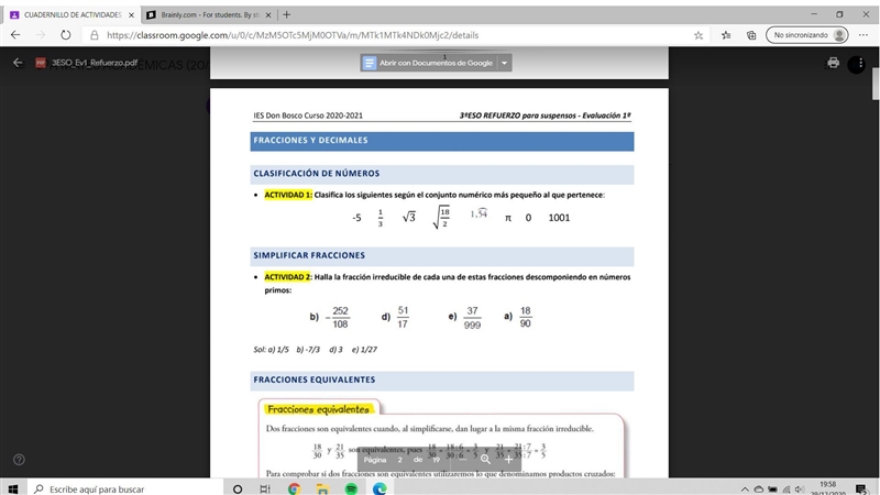 HELP IS FOR TODAY EXERCISE 2 SIMPLIFY FRACTIONS-example-1