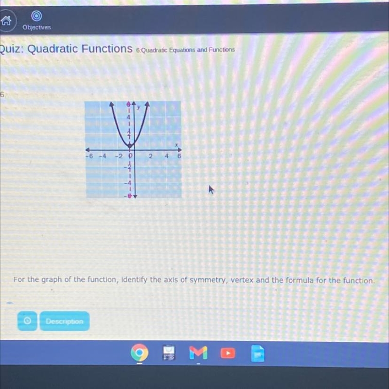 Axis of symmetry: x = -0.5; Vertex: (-0.5, 0.75); f(x) = x2 + x + 1 Axis of symmetry-example-1