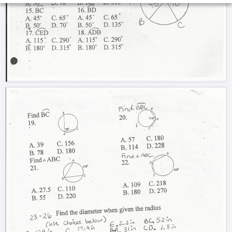 Can anyone help with 19-22 with work shown I’m really confused-example-1