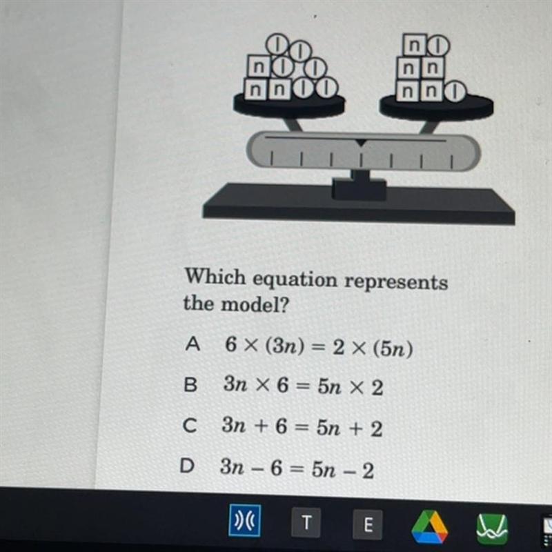 Which equations represents the model-example-1