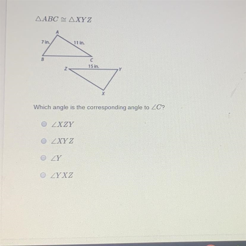 Which angle is the corresponding angle to-example-1