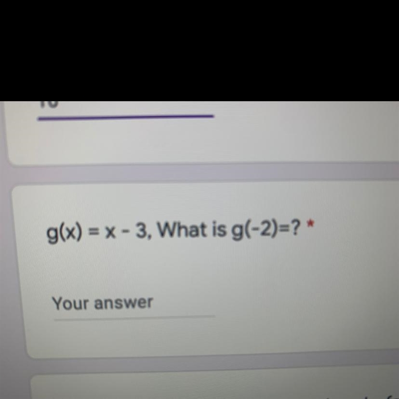 G(x) = x-3, what is g (-2)=-example-1