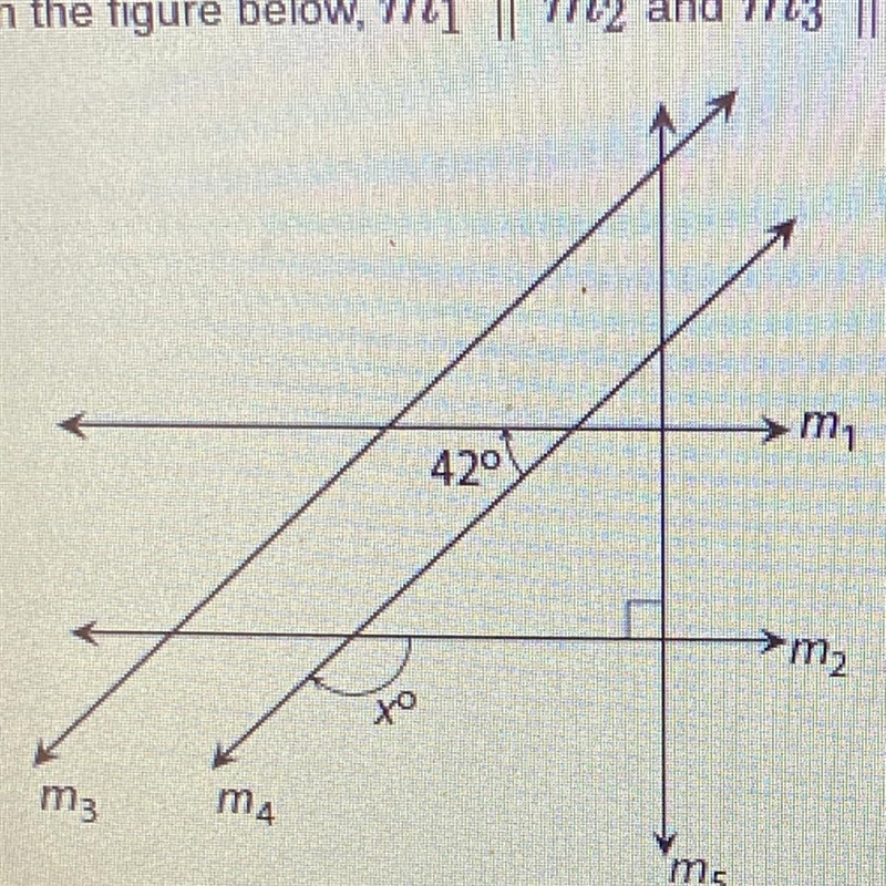 What is the value of x? A) 42 B)48 C)138 D)158-example-1