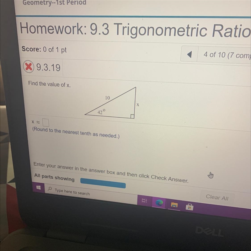 Find the value of x help-example-1