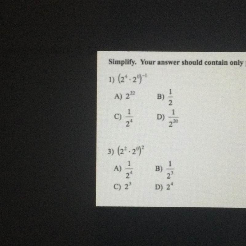 Simplify. Your answer should contain only positive exponents.-example-1