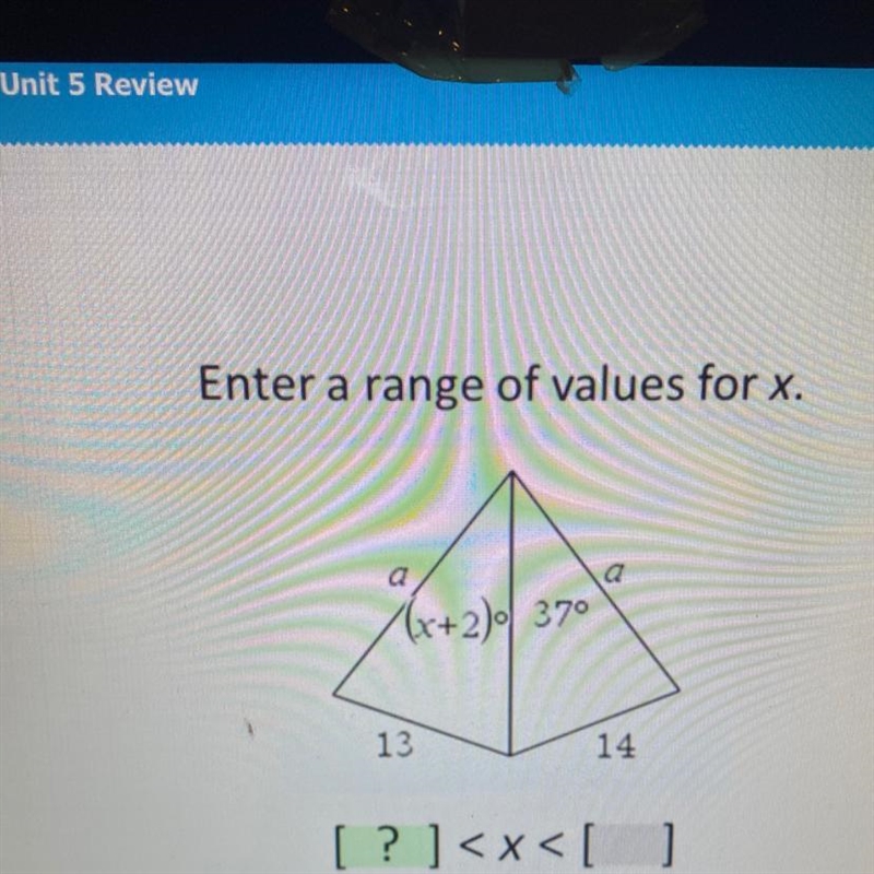 Enter a range of value for x.-example-1