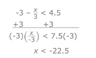 What is Sampson’s mistake? A: Sampson should subtract 3 from both sides of the inequality-example-1