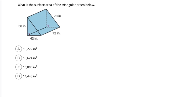 What is the surface area of the triangular prism below?-example-1