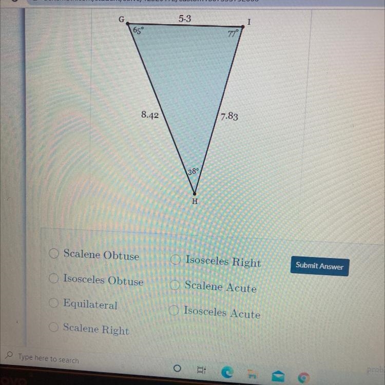 Determine the type of triangle this drawn below-example-1