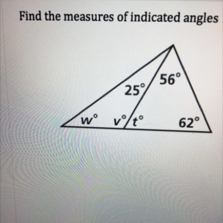 Find the measures of the indicated angles.-example-1