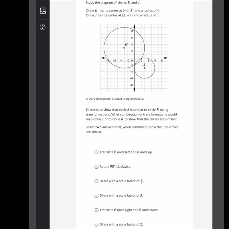 What’s the correct answer for this? Select two answers that, when combined, show that-example-1