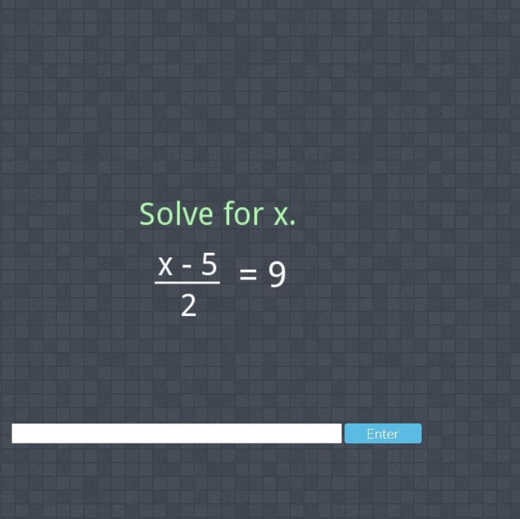 Two-Step Equations Solve for x-example-1