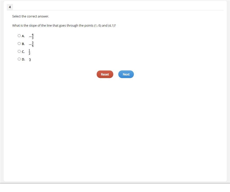 What is the slope of the line that goes through the points (1,-5) and (4,1)?-example-1