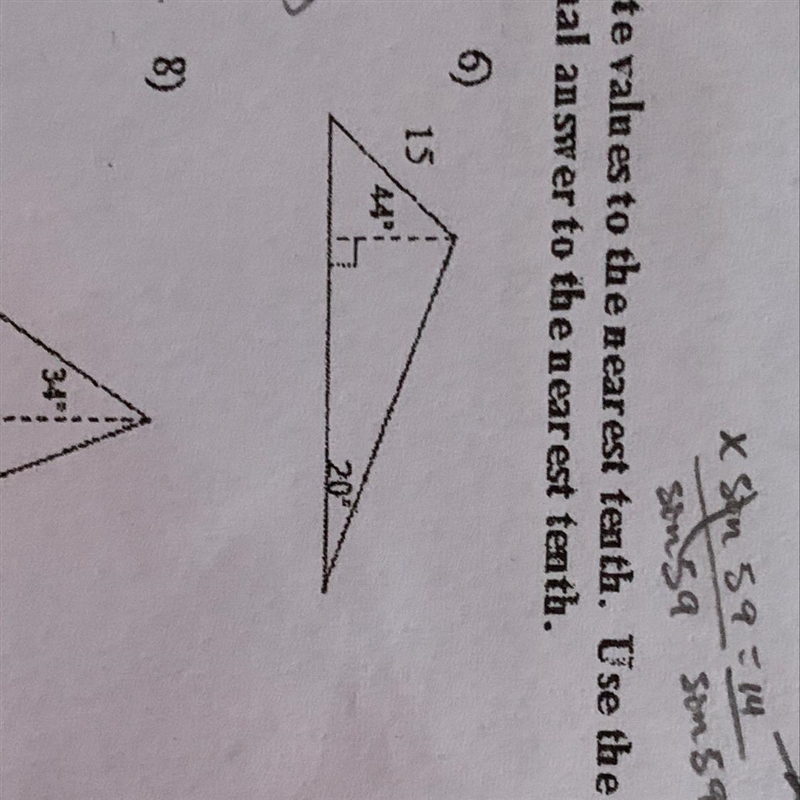 The area of the triangle for number 6-example-1