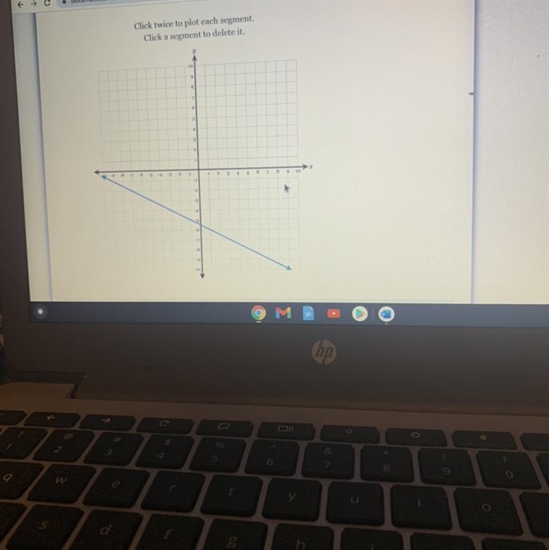 Draw a line representing the "rise" and a line representing the "run-example-1