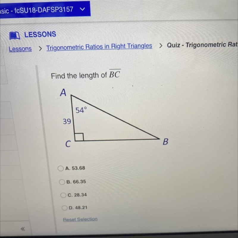 Find the length of BC-example-1