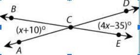 4. In this figure, B↔A↔ What is the degree measure of BCA? A. 15° B. 25° C. 80° D-example-1