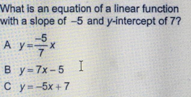 What is an equation of a linear function-example-1