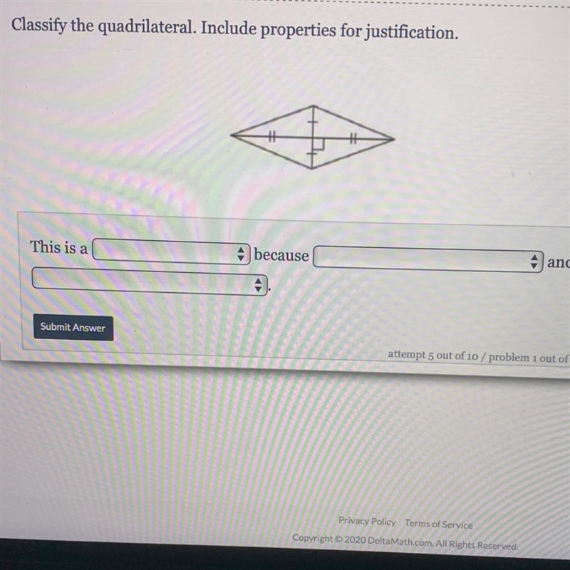 NEED HELP ASAP PLEASE Classify the quadrilateral.-example-1