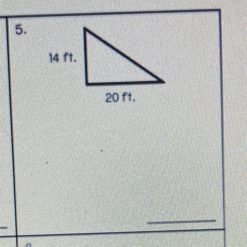 Find the missing length of each right triangle-example-1