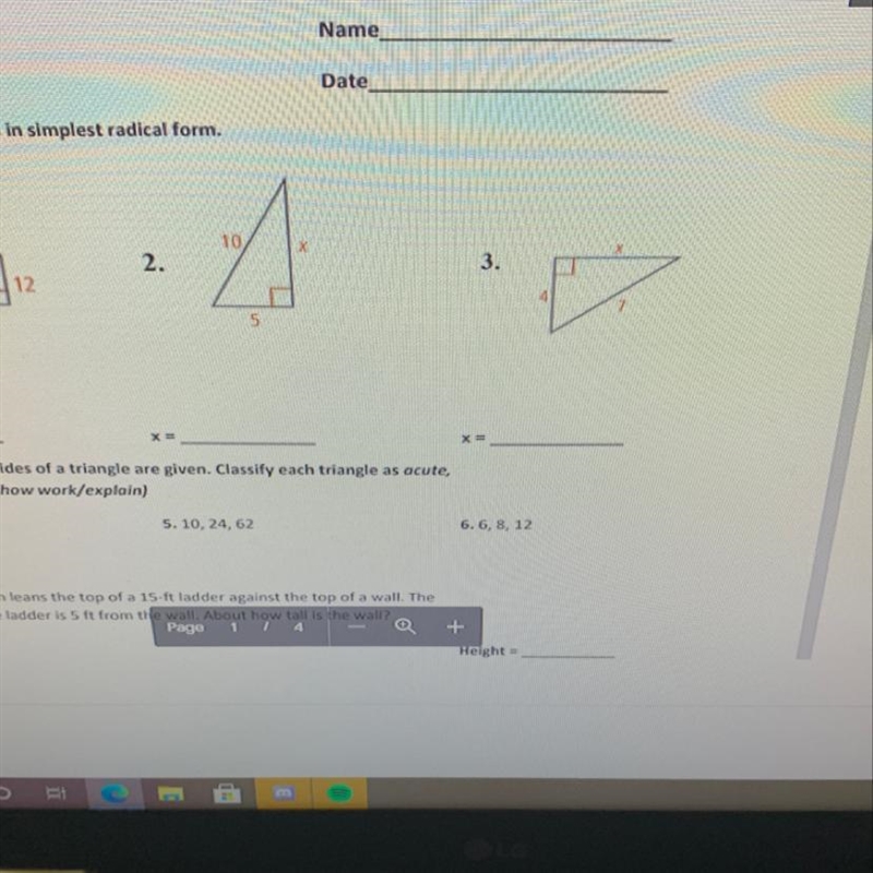 Need help with 2 and 3 and express I’m radical form-example-1