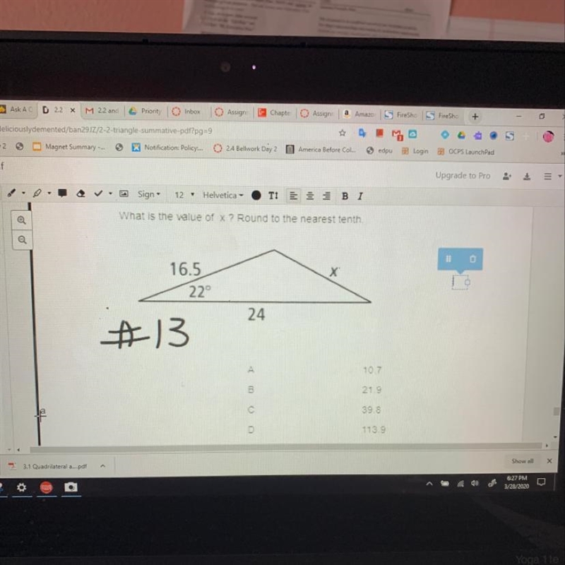 What is the value of X?-example-1