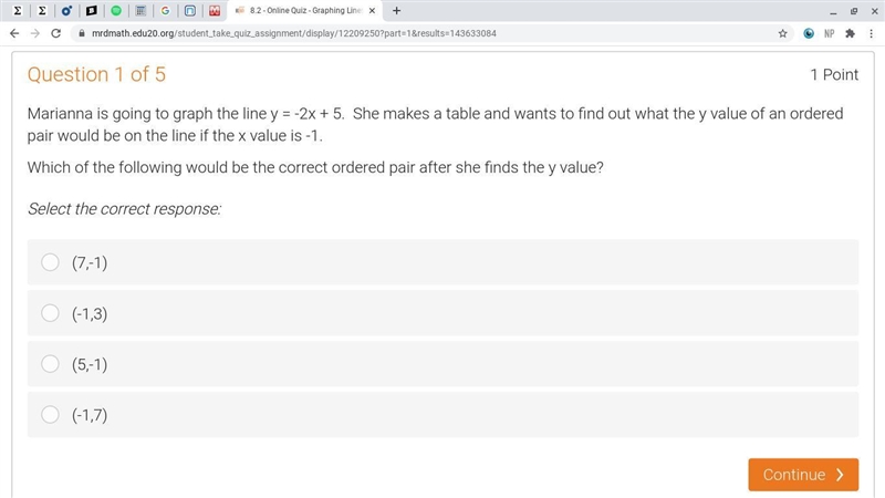 Which is the correct pair?-example-1