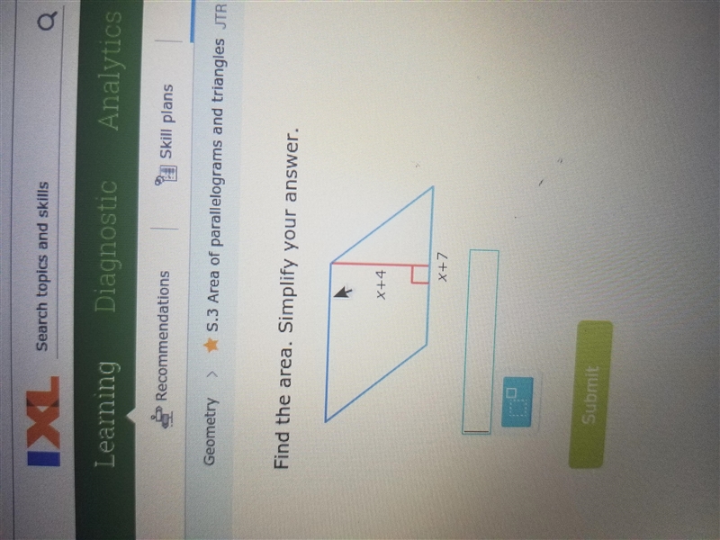 Find the area. Simplify your answer.-example-1