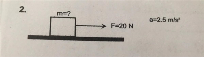 Newton’s first law of motion, please show work if you can :)-example-1