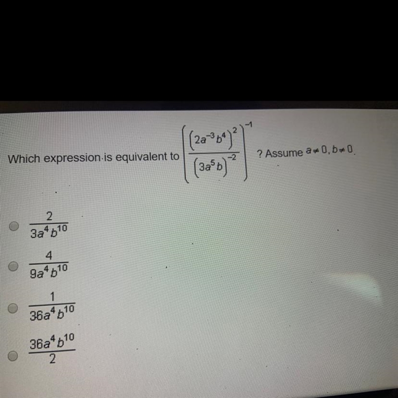 Which expression is equivalent to-example-1