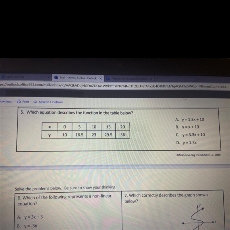 What is the answer for number five-example-1