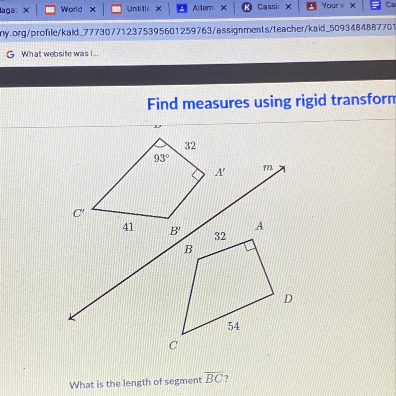 What is the length of segment BC?-example-1