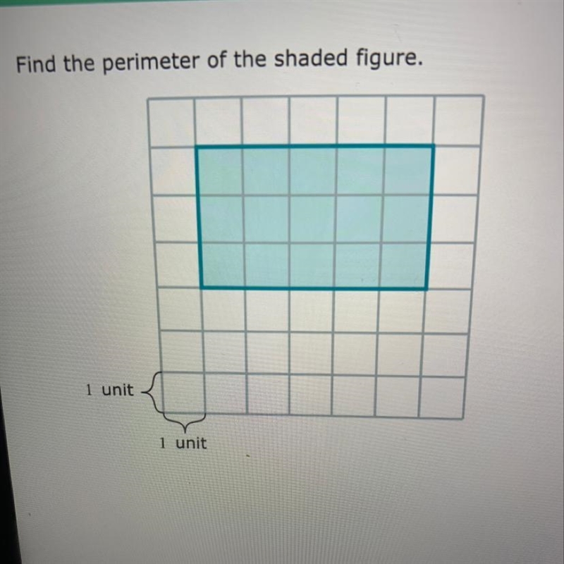 Find the perimeter of the shaded figure.-example-1