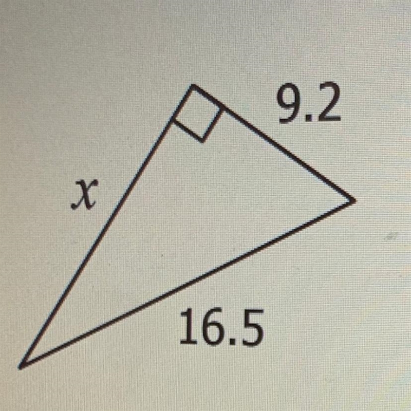 Find the value of x, rounded to the nearest tenth place. O 13.9 O 13.7 O 13.6 O 13.8-example-1