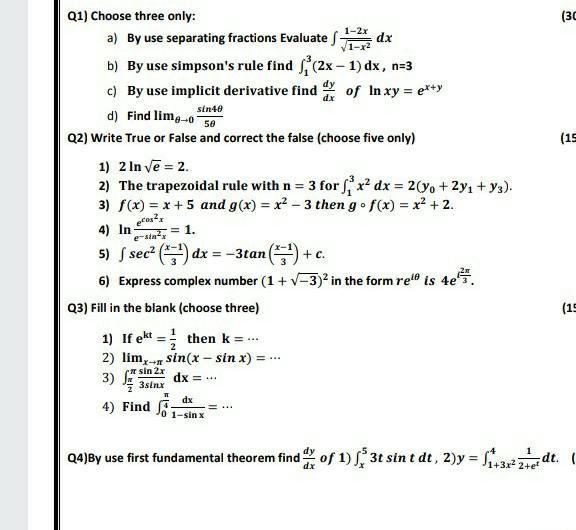 By use implicit derivative find of Inxy = e*y​-example-1